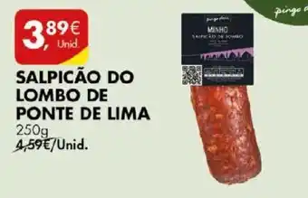 Pingo Doce SALPICÃO DO LOMBO DE PONTE DE LIMA 250G promoção