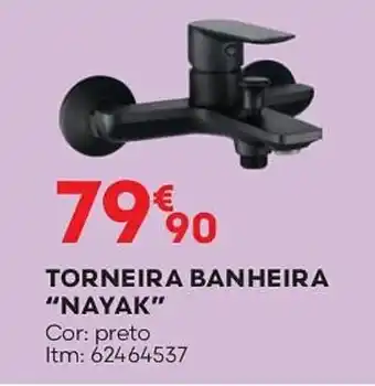 Bricomarché TORNEIRA BANHEIRA "NAYAK" promoção