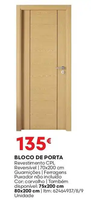 Bricomarché BLOCO DE PORTA promoção