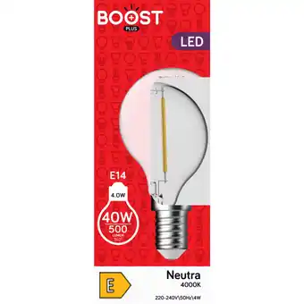 Continente Lâmpada led esférica e14 4000k 40w promoção