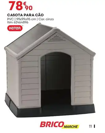 Bricomarché CASOTA PARA CÃO promoção