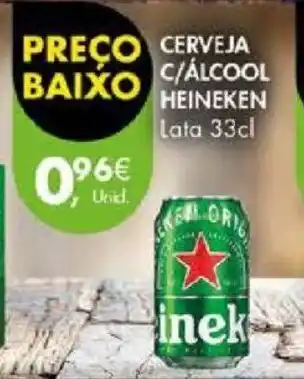 Pingo Doce CERVEJA C/ÁLCOOL HEINEKEN Lata 33cl promoção