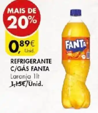 Pingo Doce REFRIGERANTE C/GÁS FANTA Laranja 1lt promoção