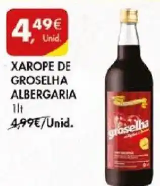Pingo Doce XAROPE DE GROSELHA ALBERGARIA 1LT promoção