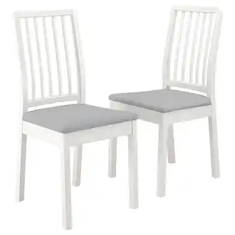 IKEA Ekedalen cadeira, branco/orrsta cinz clr promoção