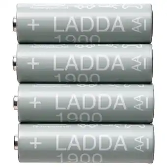 IKEA Ladda pilha recarregável, hr06 aa 1,2v, 1900mah promoção