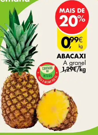 Pingo Doce ABACAXI A granel promoção