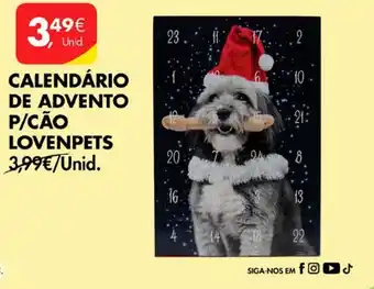 CALENDÁRIO DE ADVENTO P/CÃO LOVENPETS