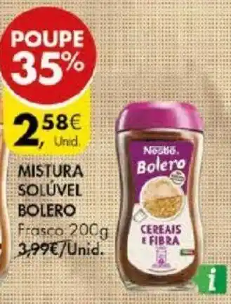 Pingo Doce MISTURA SOLÚVEL BOLERO Frasco 200g promoção