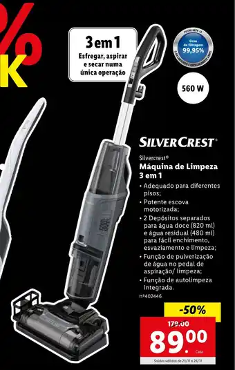 Lidl Silvercrest Máquina de Limpeza 3 em 1 promoção