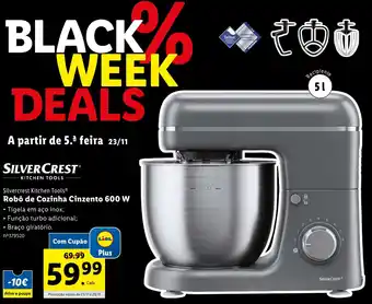 Lidl SILVERCREST Robô de Cozinha Cinzento 600 W promoção
