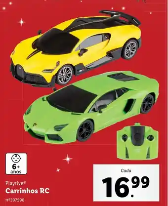 Lidl Playtive Carrinhos RC promoção