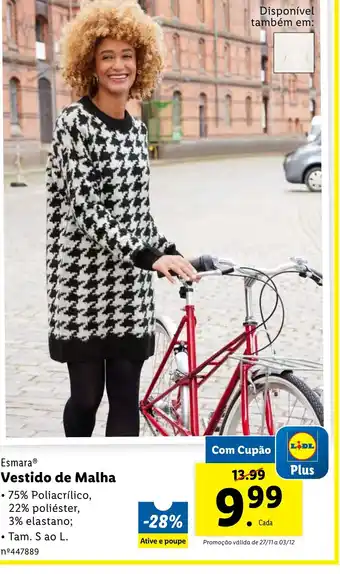 Lidl Esmara Vestido de Malha promoção