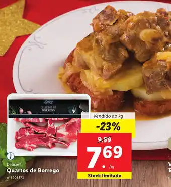 Deluxe Quartos de Borrego Vendido ao kg