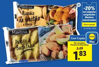Lidl Pastéis de Bacalhau promoção