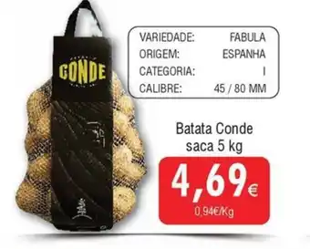 Froiz Batata Conde saca 5 kg promoção