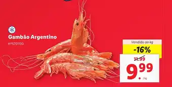 Lidl Gambão Argentino promoção