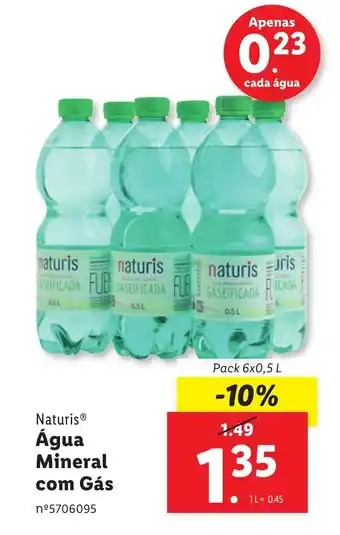 Naturis Água Mineral com Gás Pack 6x0,5 L