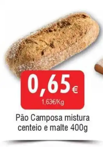 Froiz Pão Camposa mistura centeio e malte 400g promoção