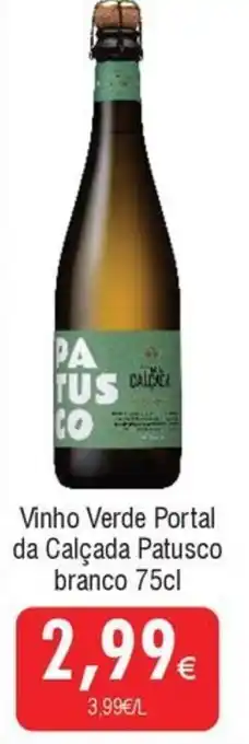 Froiz Vinho Verde Portal da Calçada Patusco branco 75cl promoção