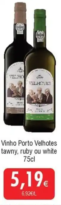 Vinho Porto Velhotes tawny, ruby ou white 75cl