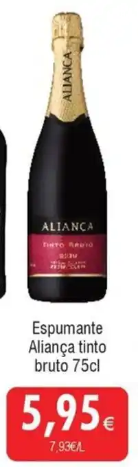Froiz Espumante Aliança tinto bruto 75cl promoção