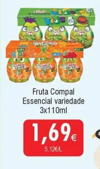 Froiz Fruta Compal Essencial variedade 3x110ml promoção