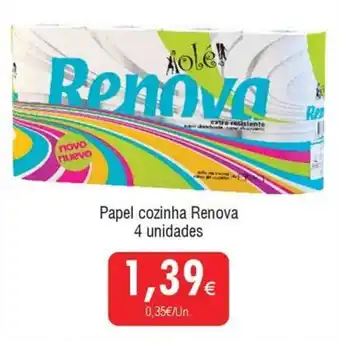 Papel cozinha Renova 4 unidades