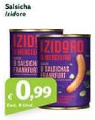 Roque Supermercados Salsicha Izidoro promoção