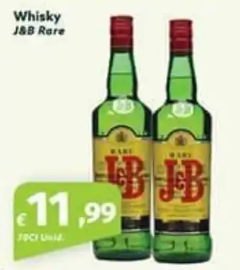 Roque Supermercados Whisky J&B Rare promoção