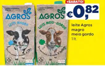 Bolama Leite Agros magro meio gordo 1 lt. promoção