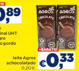 Bolama Leite Agros achocolatado 0,20 lt. promoção