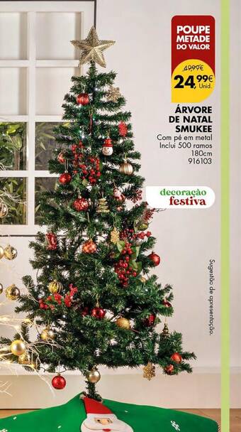 Pingo Doce ÁRVORE DE NATAL SMUKEE promoção