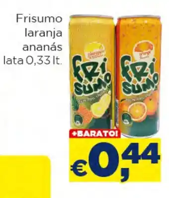 Bolama Frisumo laranja ananás lata 0,33 lt. promoção