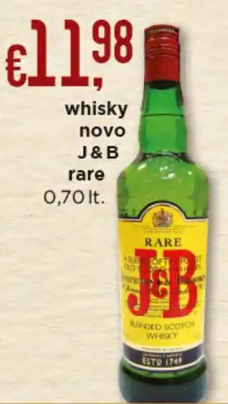 Bolama Whisky novo J&B rare 0.70lt promoção