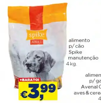 Bolama Alimento p/cão Spike manutenção 4 kg. promoção