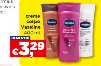 creme corpo Vaseline 400 ml.