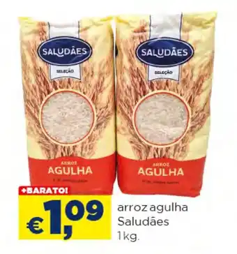Arroz agulha Saludães 1kg.