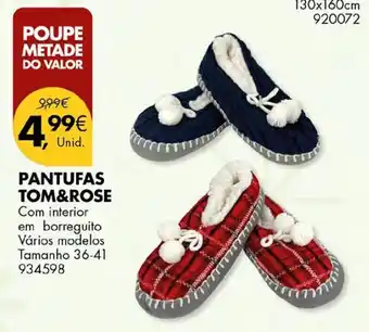 Pingo Doce PANTUFAS TOM&ROSE promoção