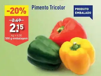 ALDI Pimento Tricolor promoção