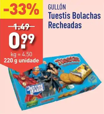 GULLÓN Tuestis Bolachas Recheadas