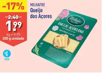 ALDI MILHAFRE Queijo dos Açores 200g unidade promoção