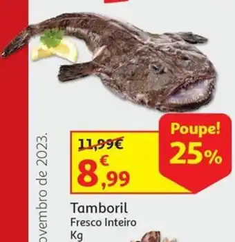 Auchan Tamboril Fresco Inteiro kg promoção