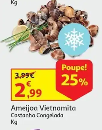 Auchan Ameijoa Vietnamita Castanha Congelada kg promoção