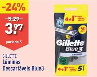 ALDI GILLETTE Lâminas Descartáveis Blue3 promoção