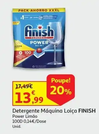 Auchan Detergente Máquina Loiça FINISH promoção