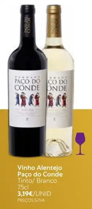 Vinho Alentejo Paço do Conde Tinto/ Branco 75cl