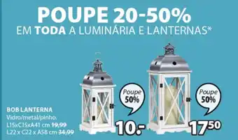 JYSK Bob Lanterna L15xC15xA41cm promoção