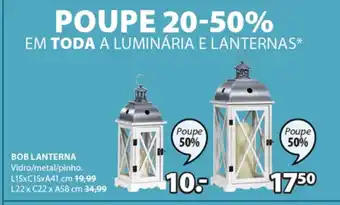 JYSK Bob Lanterna L22xC22xA58cm promoção
