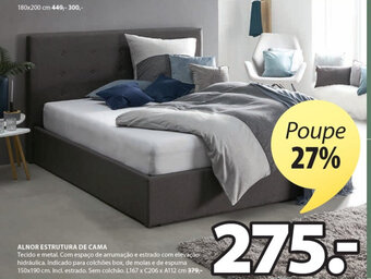 Alnor Estrutura De Cama